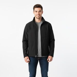 Magellan Outdoors Men's Black Fleece Half Zip Jacket Size Medium
